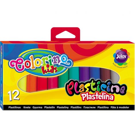 Plastelina Colorino Kids okrągła, 12 kolorów